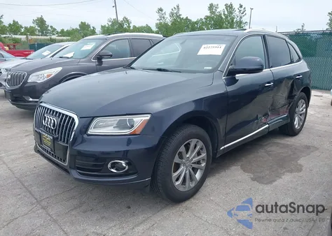 2016 Audi Q5 2.0T Premium z USA, uszkodzony, nr VIN WA1L2AFP6GA123950